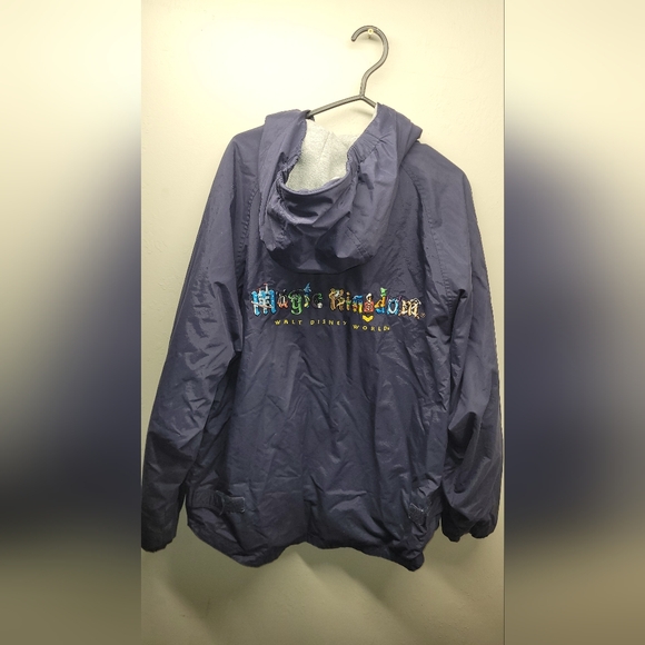 Walt Disneyworld Magical Kingdom jacket navy 90s vintage mens small - Picture 4 of 11